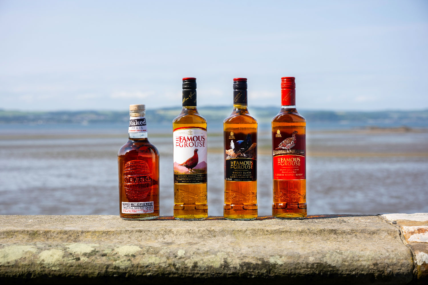The Famous Grouse whisky bottle range